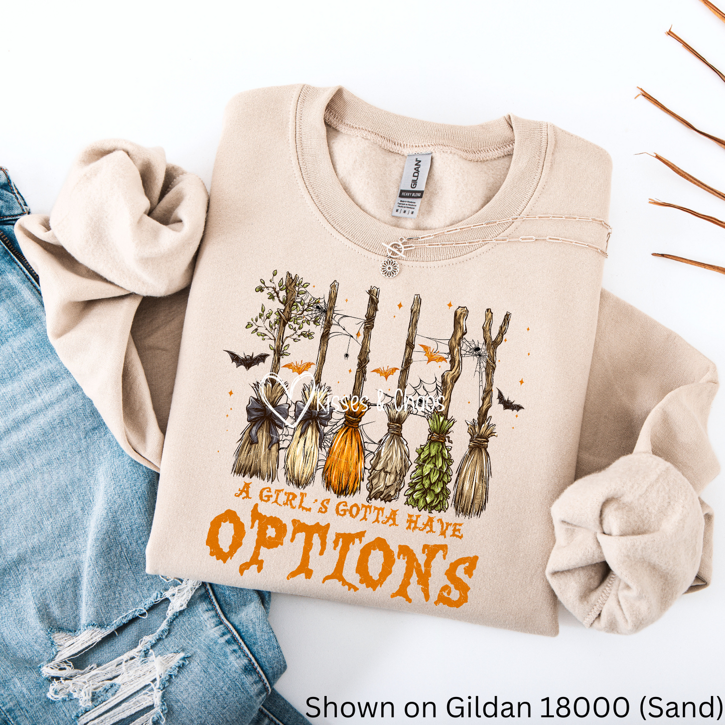 A Girl's Gotta Have Options Crewneck