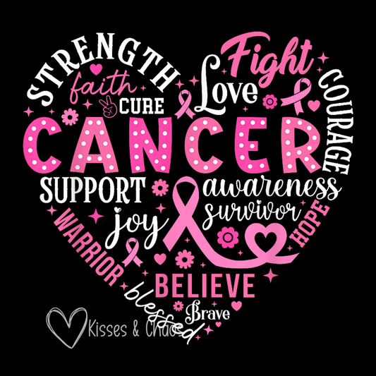 Cancer, Support, Awareness Heart