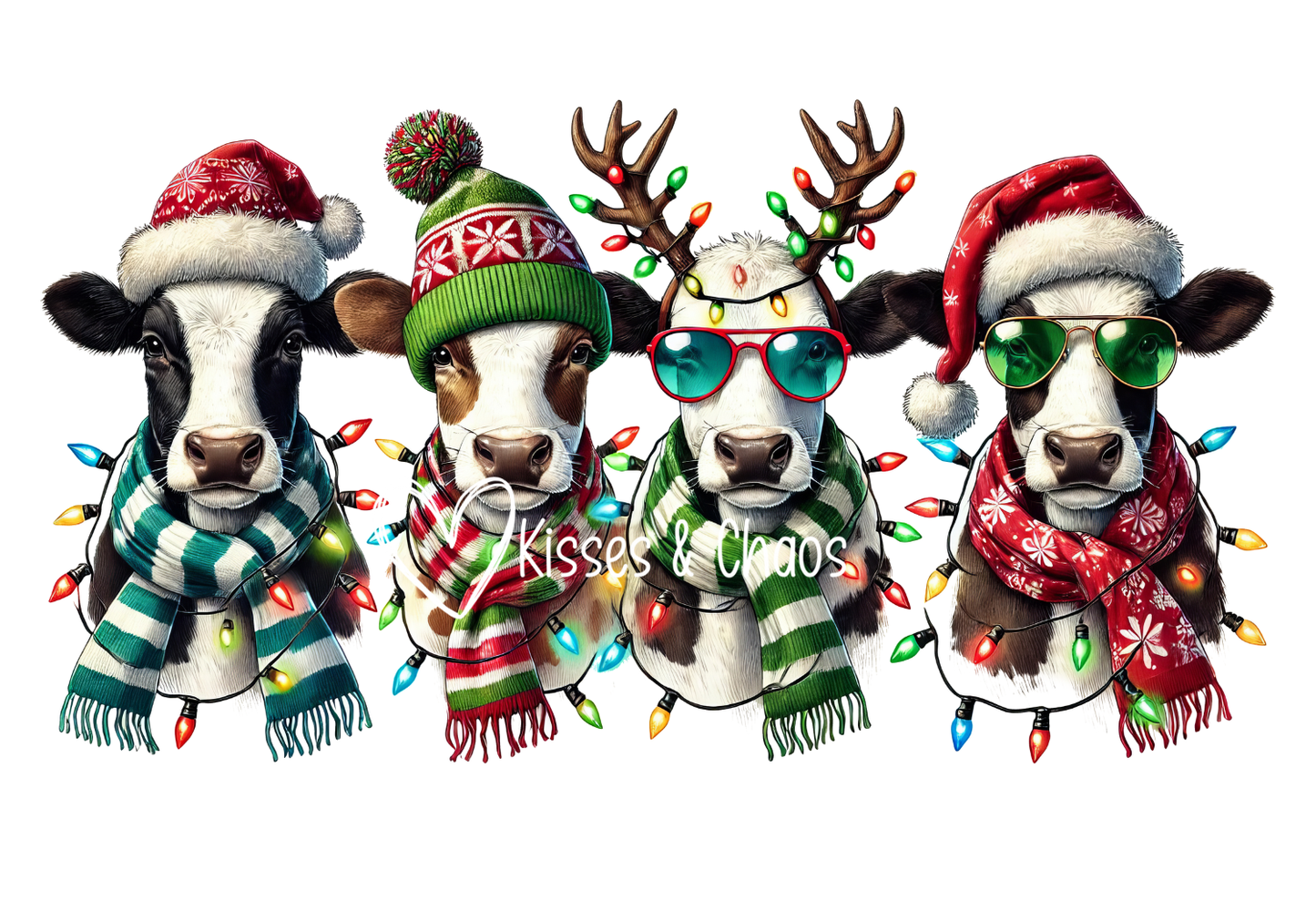 Christmas Cows