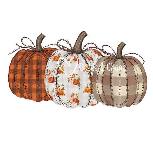 Fall Pumpkin Trio