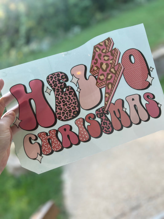 Hello Christmas (pink)