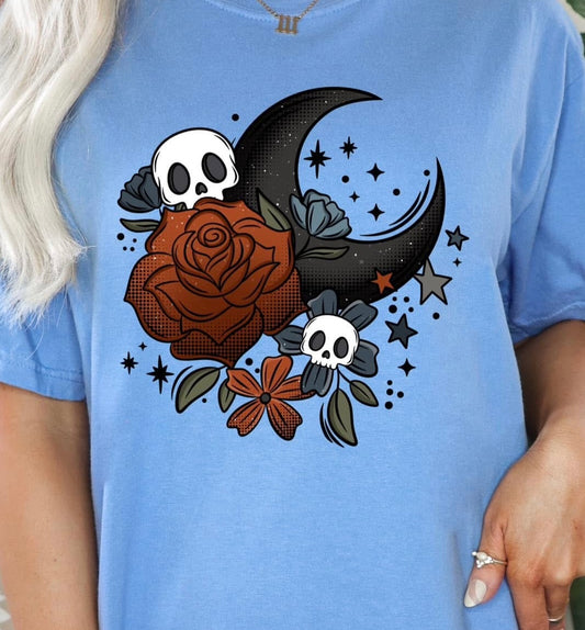 Skulls with Rose