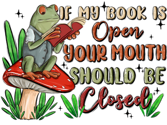 If my book is open.... (SUBLIMATION)