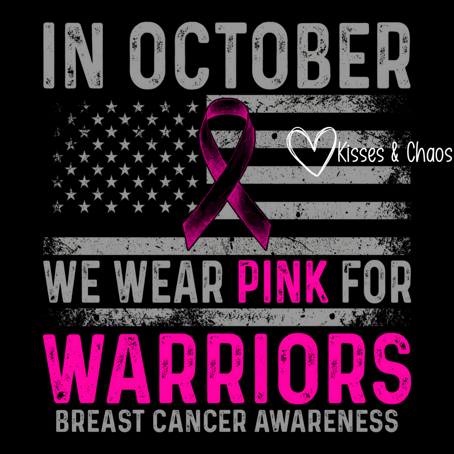 In October We Wear Pink For Warriors
