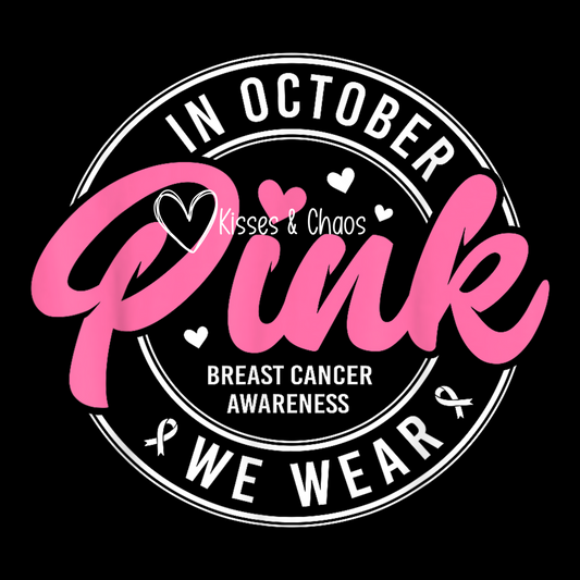 In October We Wear Pink- Pink Logo