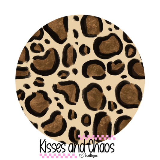 Classic Leopard Print Coasters