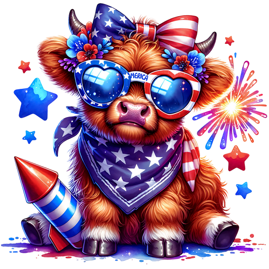 Patriotic Highland- SUBLIMATION