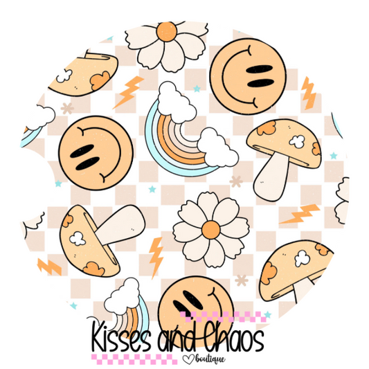 Smileys & Mushrooms- Coasters