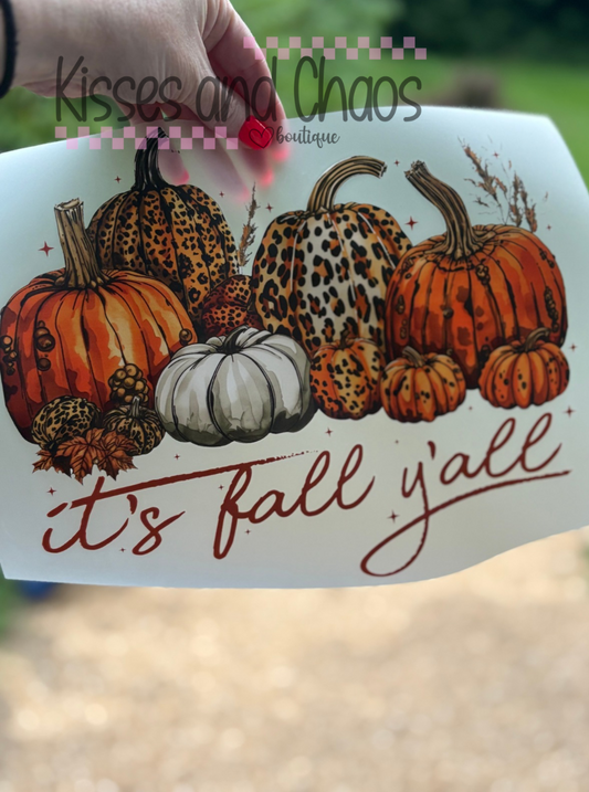 It's Fall Y'all with Pumpkins