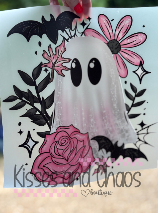 Pink Floral Ghost