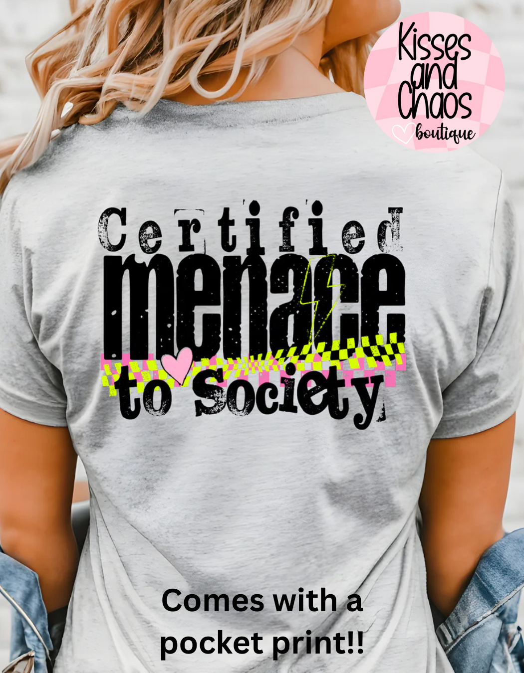 Certified Menace To Society (with pocket)