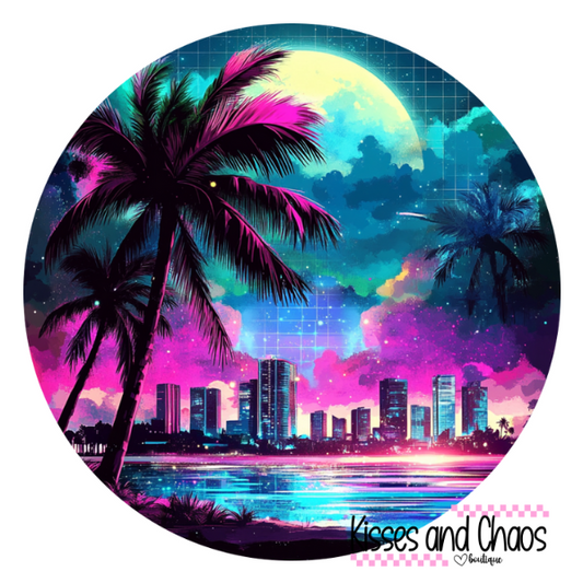 City View Sunset Coasters