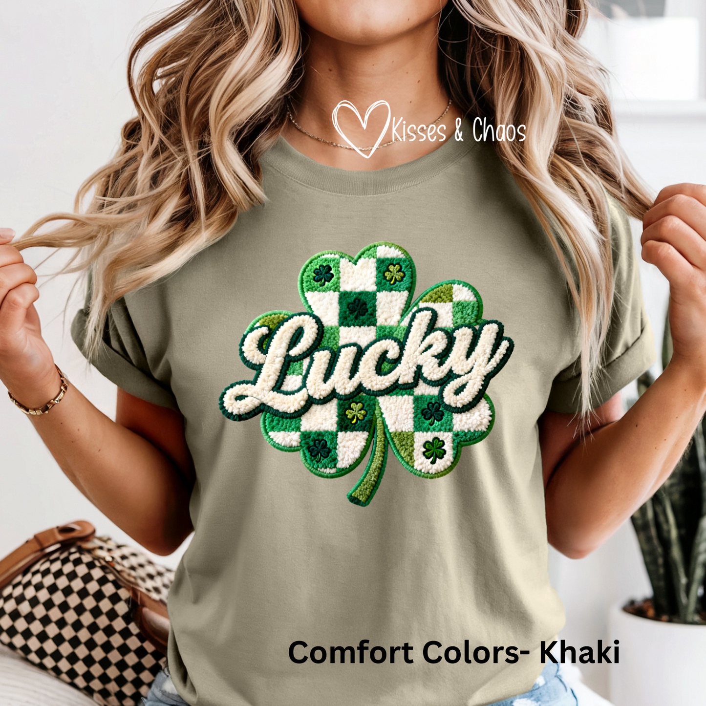 Faux Lucky Patch Tee