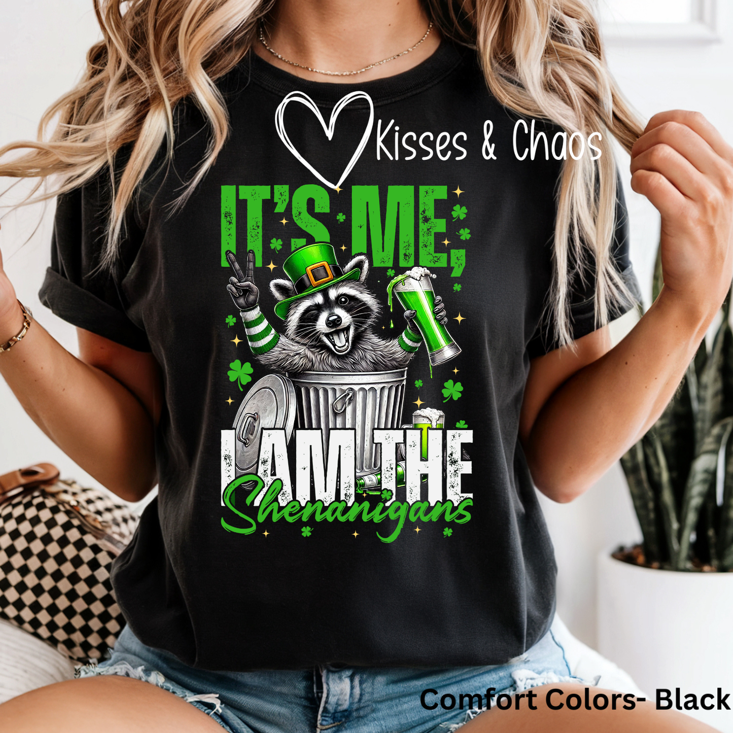 It's Me; I Am The Shenanigans Tee (white)