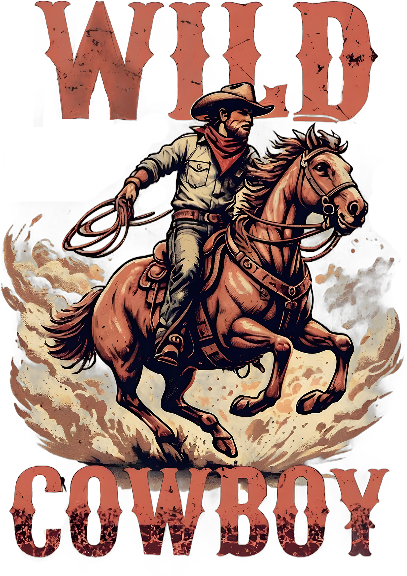 Wild Cowboy- SUBLIMATION