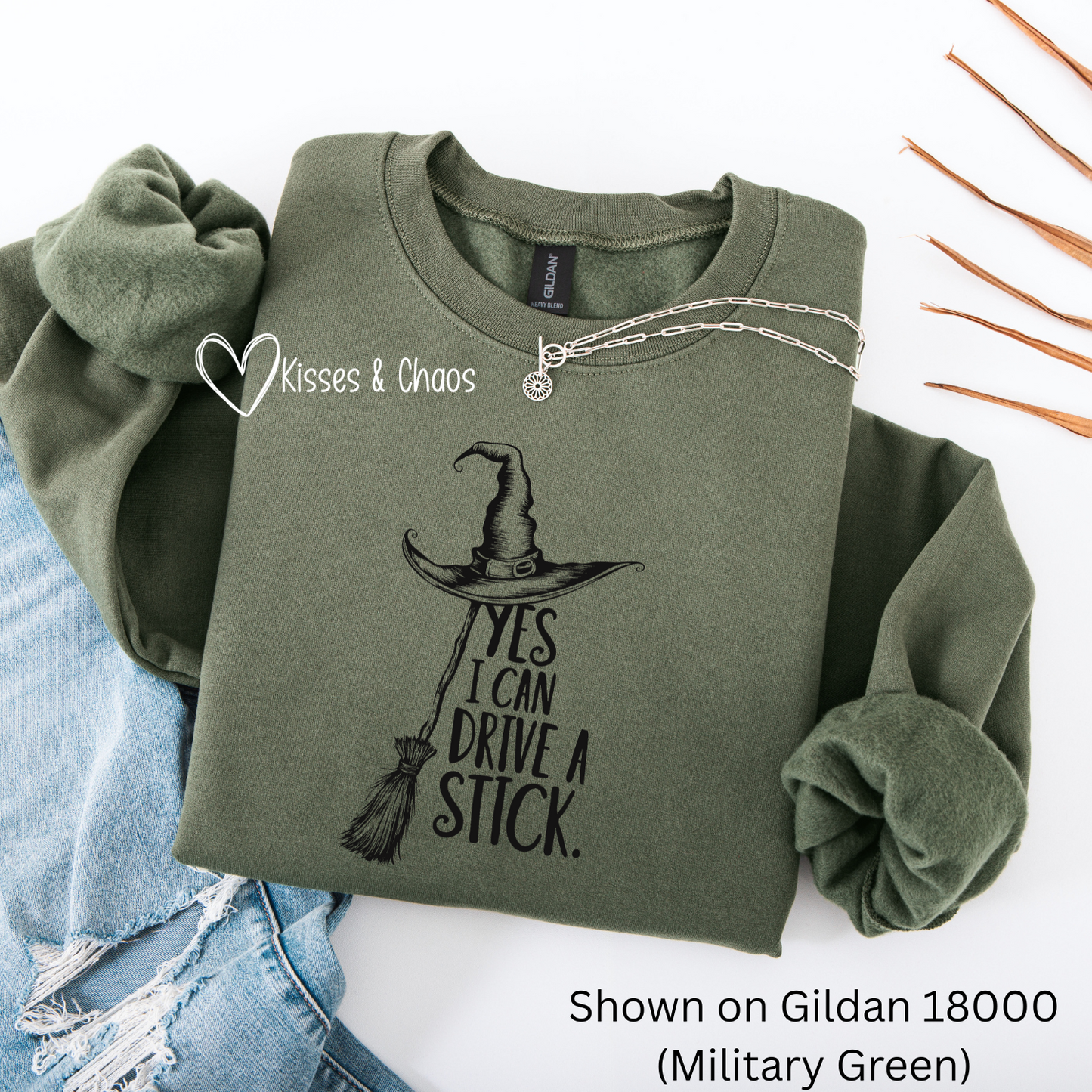 Yes I can Drive A Stick Crewneck