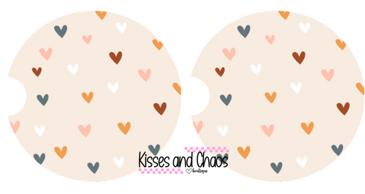 Boho Heart Coasters