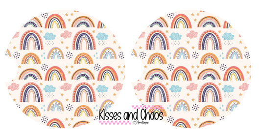 Boho Rainbow Coasters
