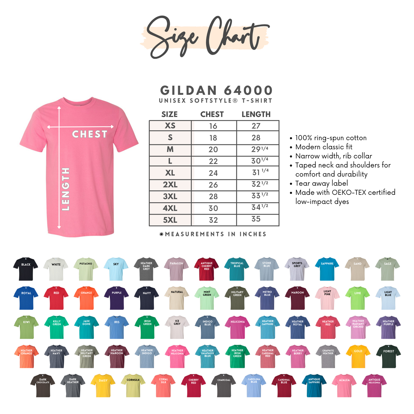 GILDAN SOFTSTYLE T-SHIRTS