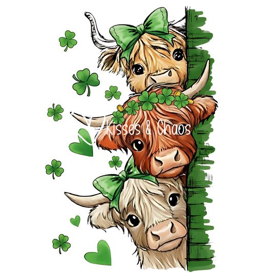 St. Patrick's Day Cow Stack