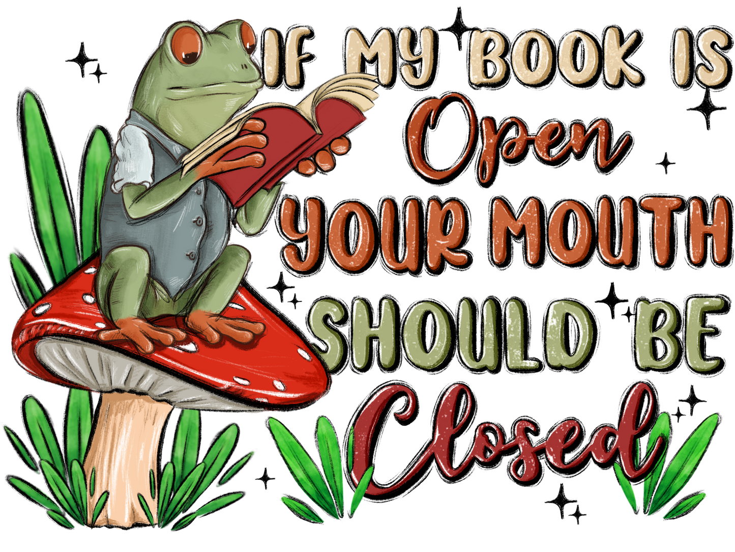 If my book is open.... (SUBLIMATION)