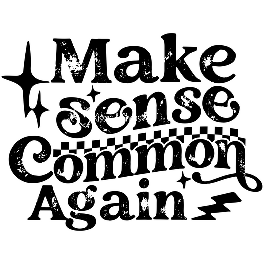 Make Sense Common Again