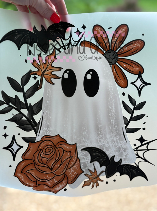 Brown Floral Ghost