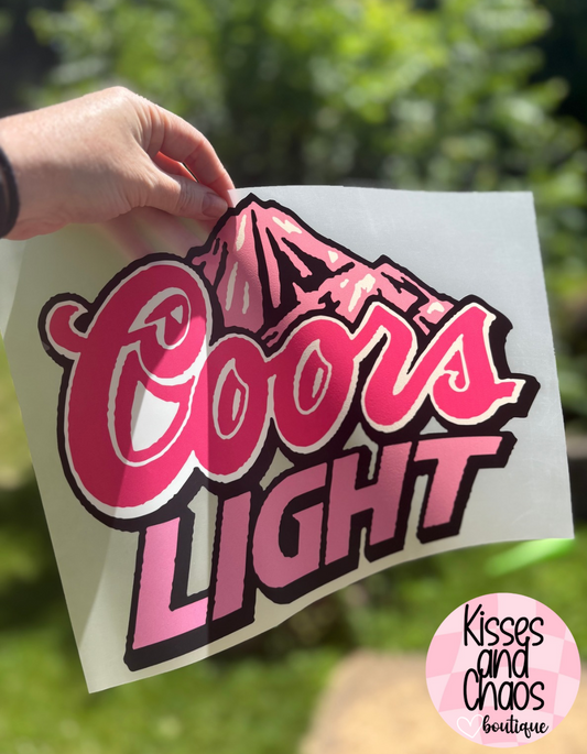 Coors Light (pink)