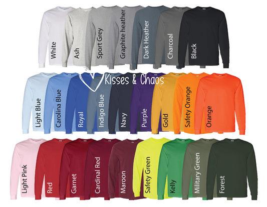 ADULT Long Sleeve Shirts (G540)