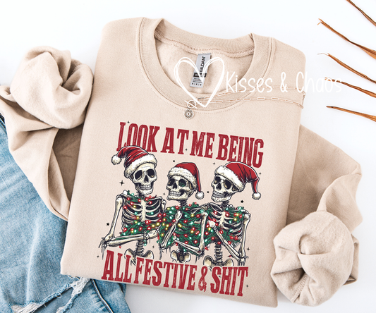 All Festive & Sh!t Crewneck