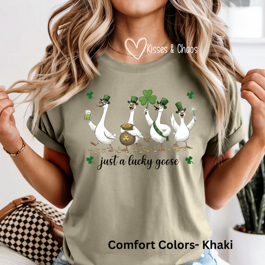 Just A Lucky Goose Tee