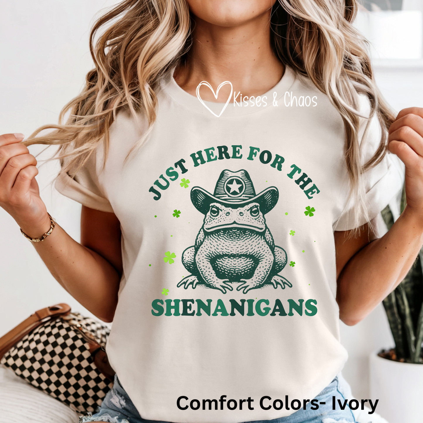 Just Here For The Shenanigans Tee (St. Patrick's Day)