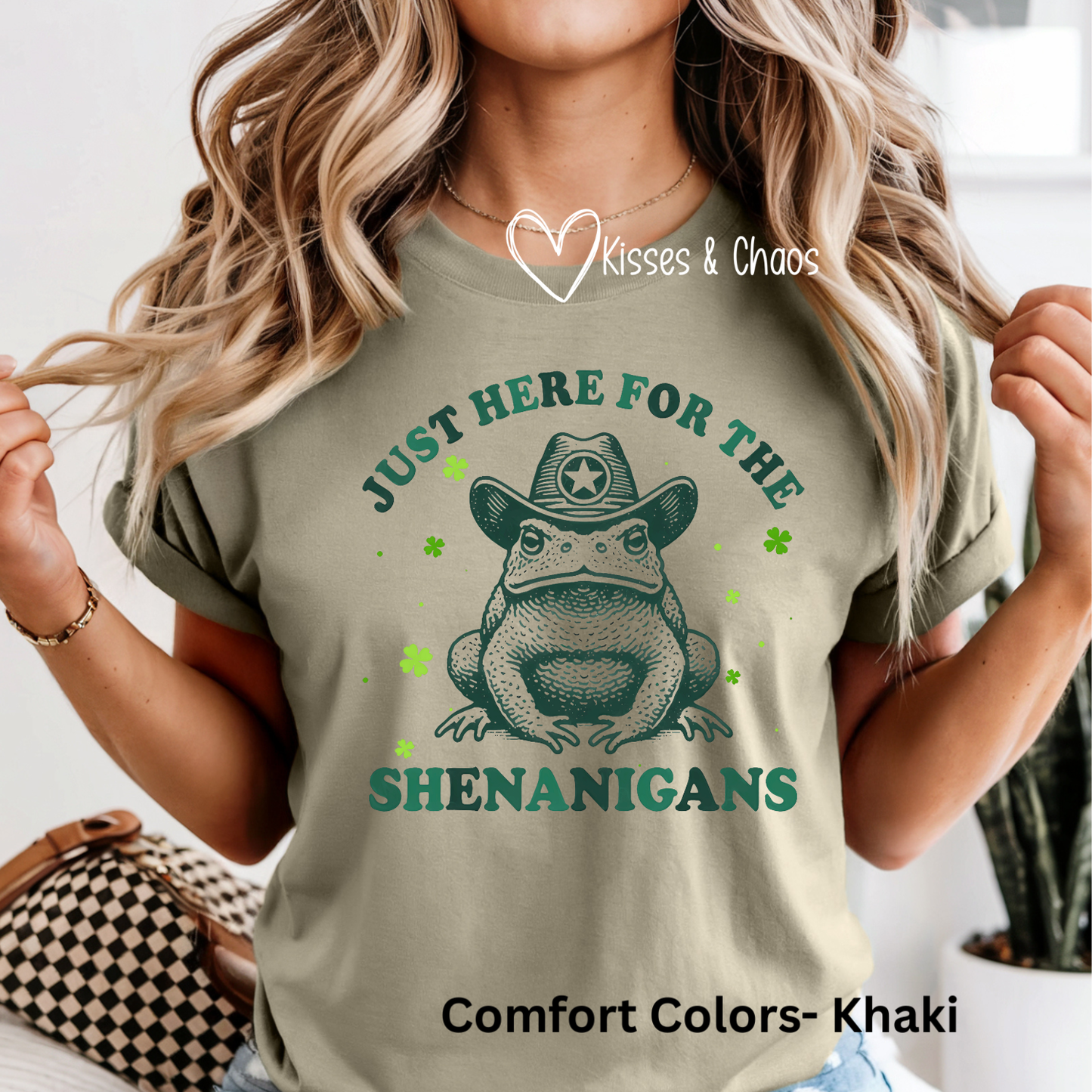 Just Here For The Shenanigans Tee (St. Patrick's Day)