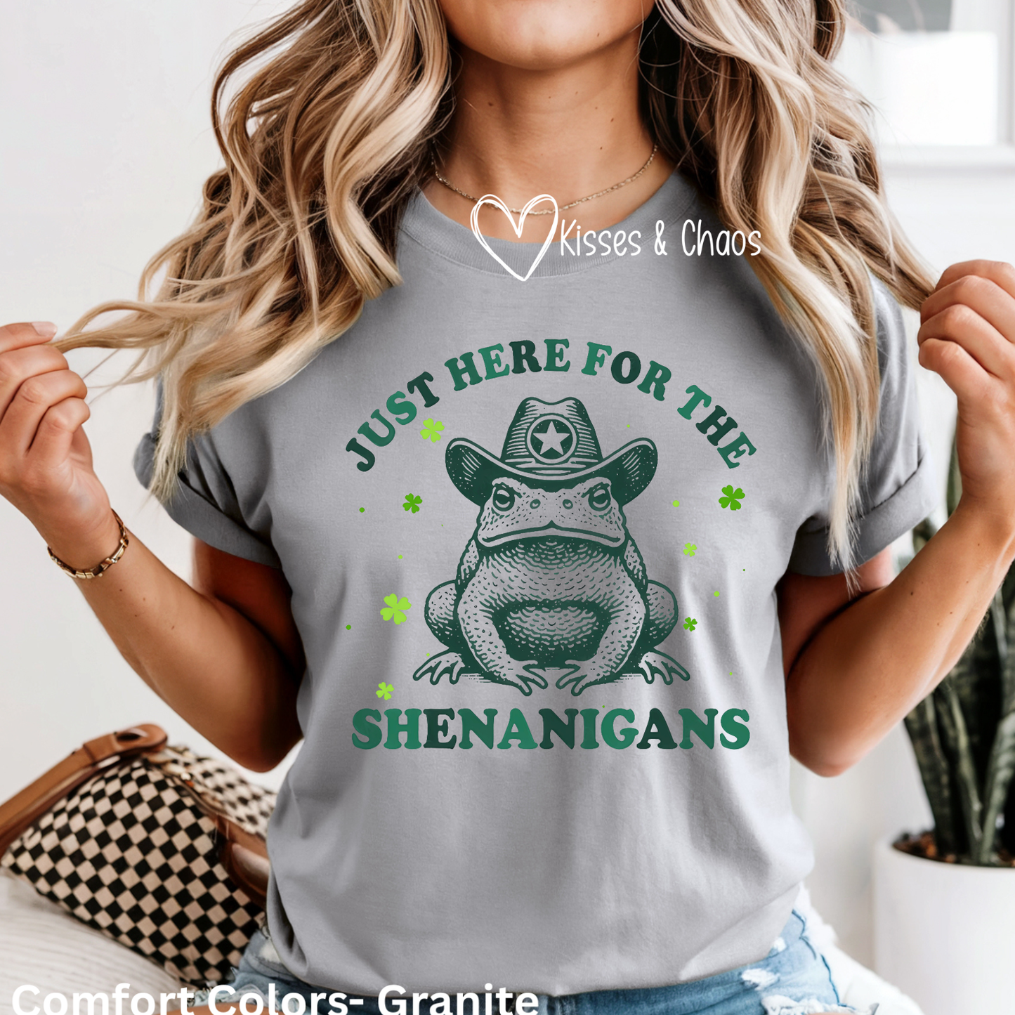 Just Here For The Shenanigans Tee (St. Patrick's Day)