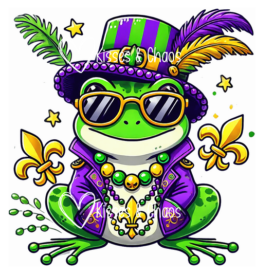 Mardi Gras Frog