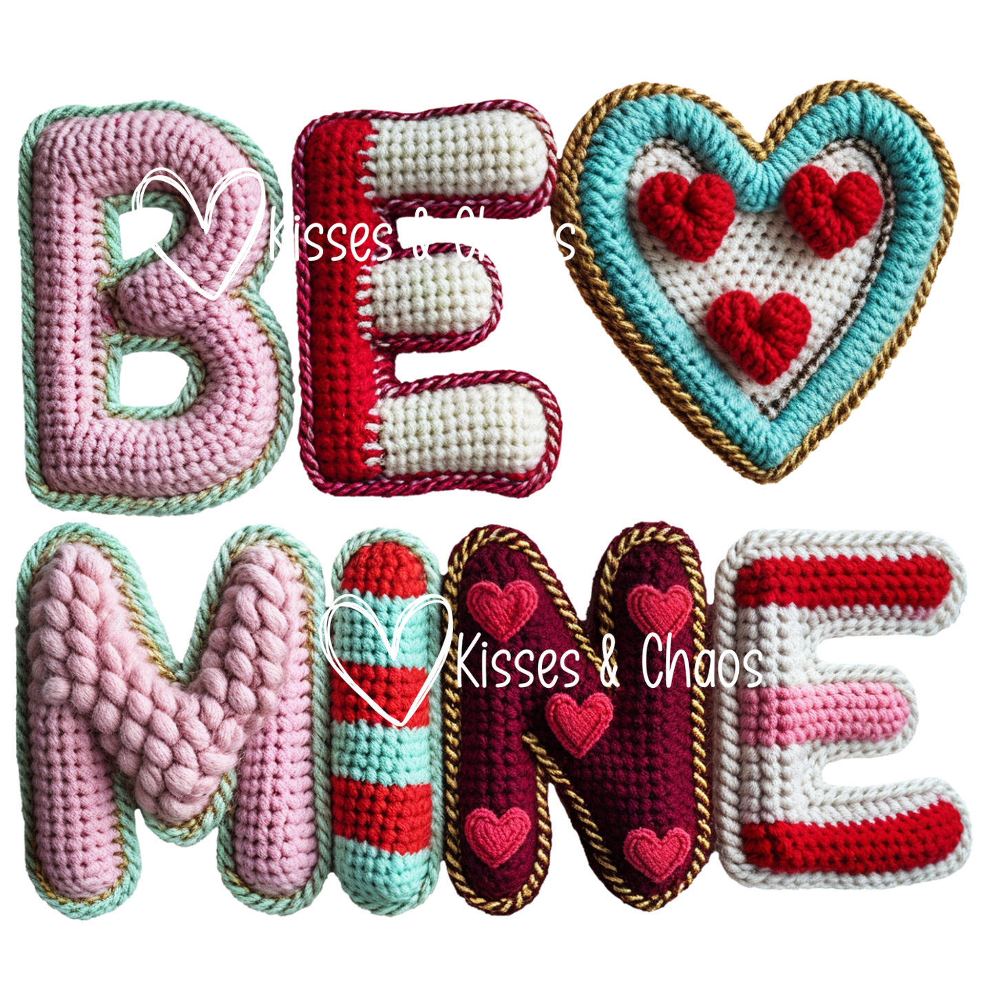 VDAY- Faux Yarn Be Mine