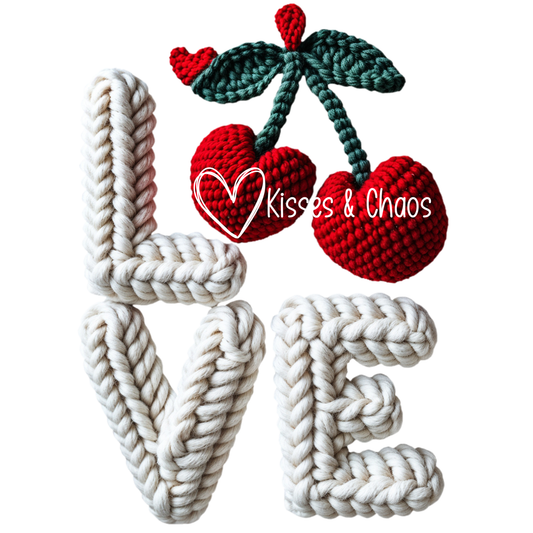 VDAY- Faux Yarn Love