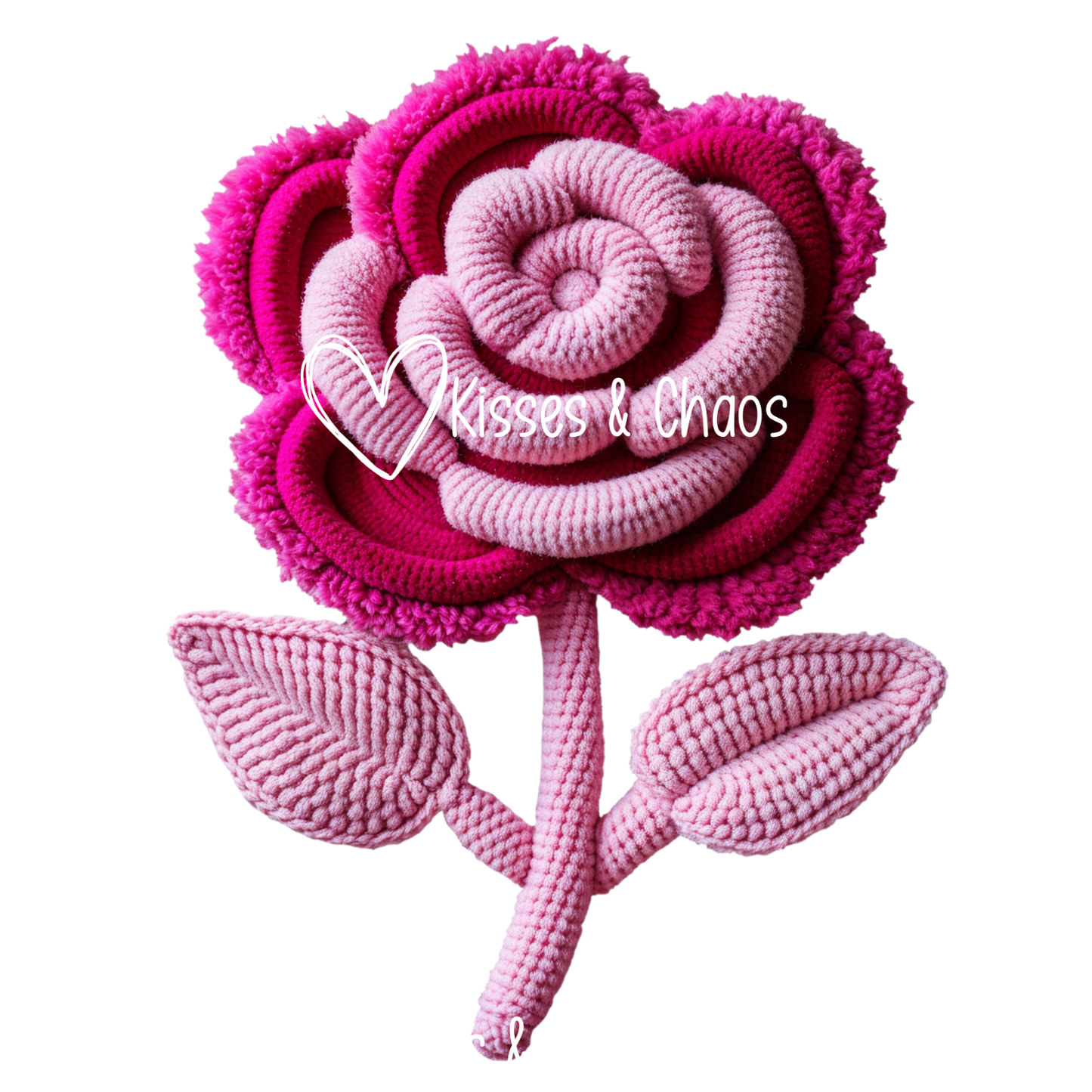 VDAY- Faux Yarn Rose